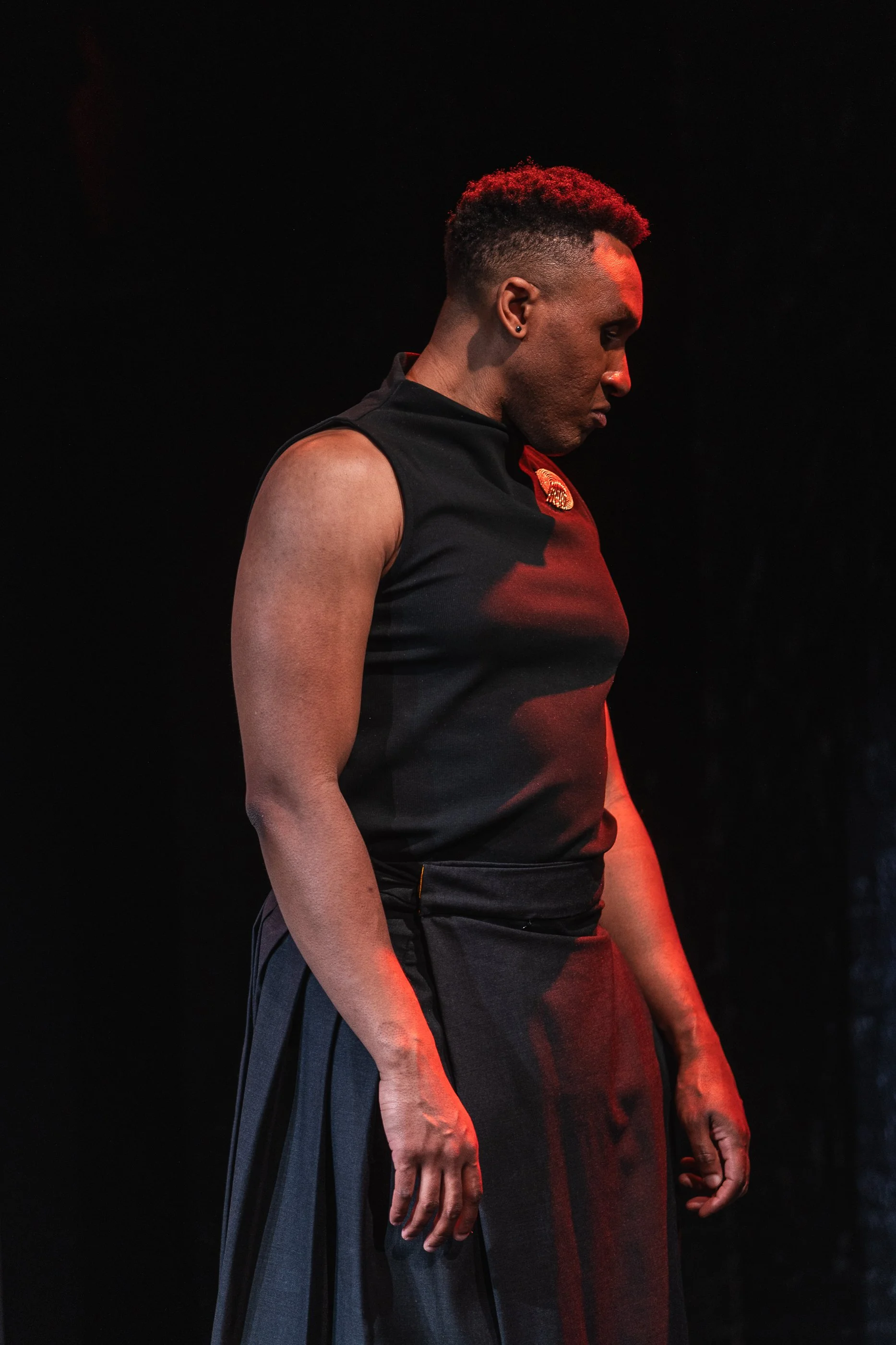 Audie looks out to sea after Jareth's defenestration. (Photo: Adam Fontana)