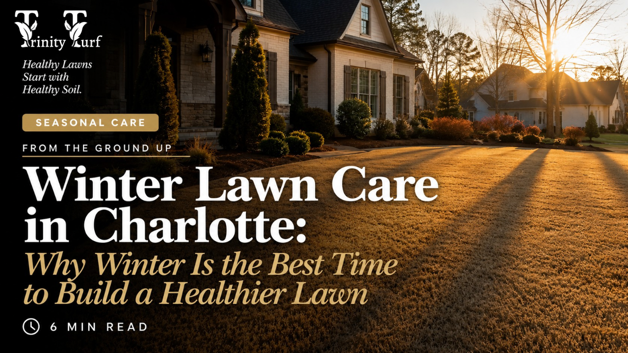 Winter Lawn Care in Charlotte: Why Winter Is the Best Time to Build a Healthier Lawn
