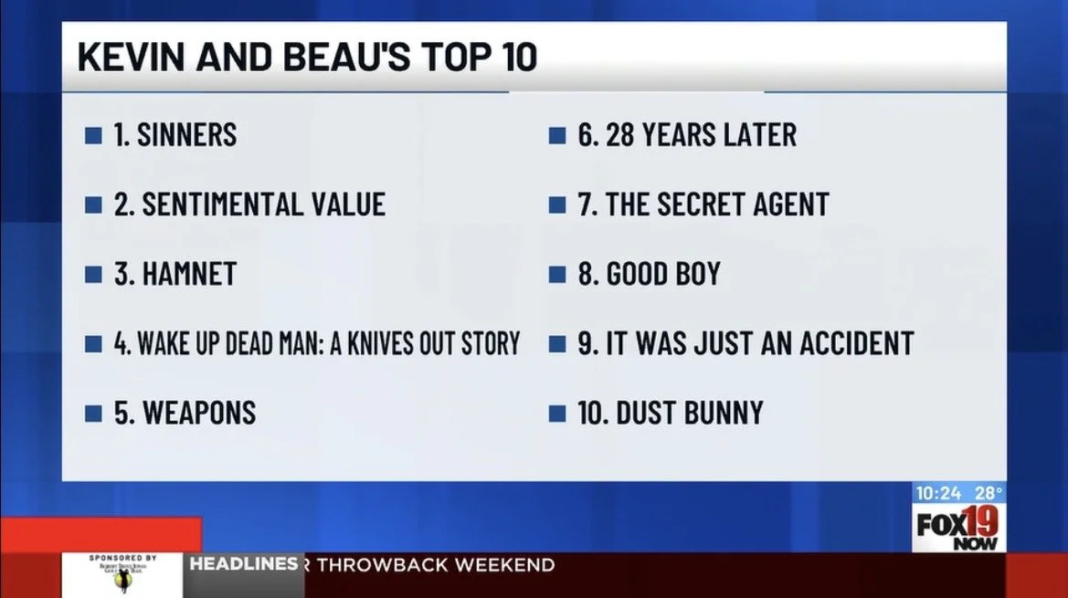 Kevin &amp; Beau’s Top 10 0f 2025