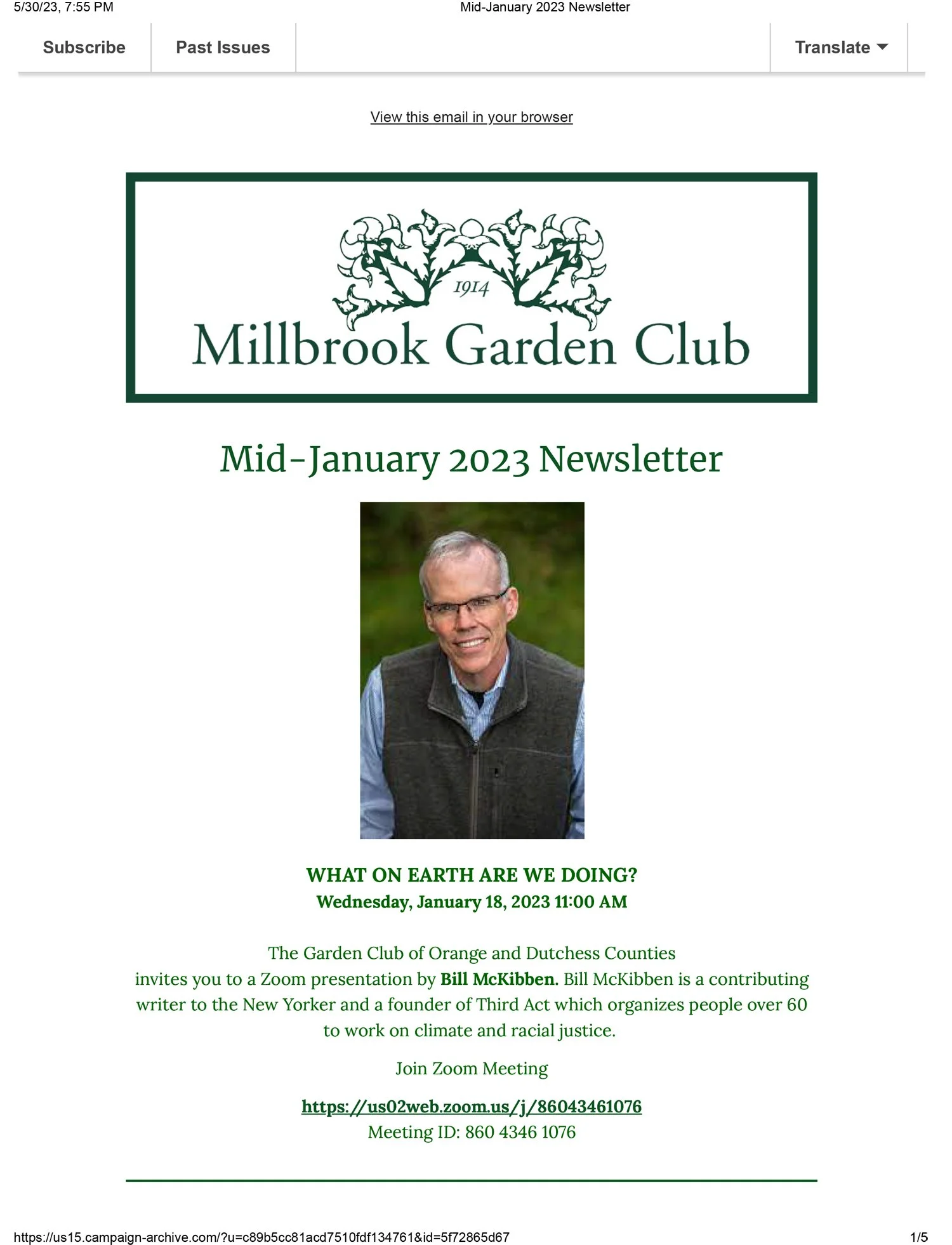 MID-JANUARY 2023