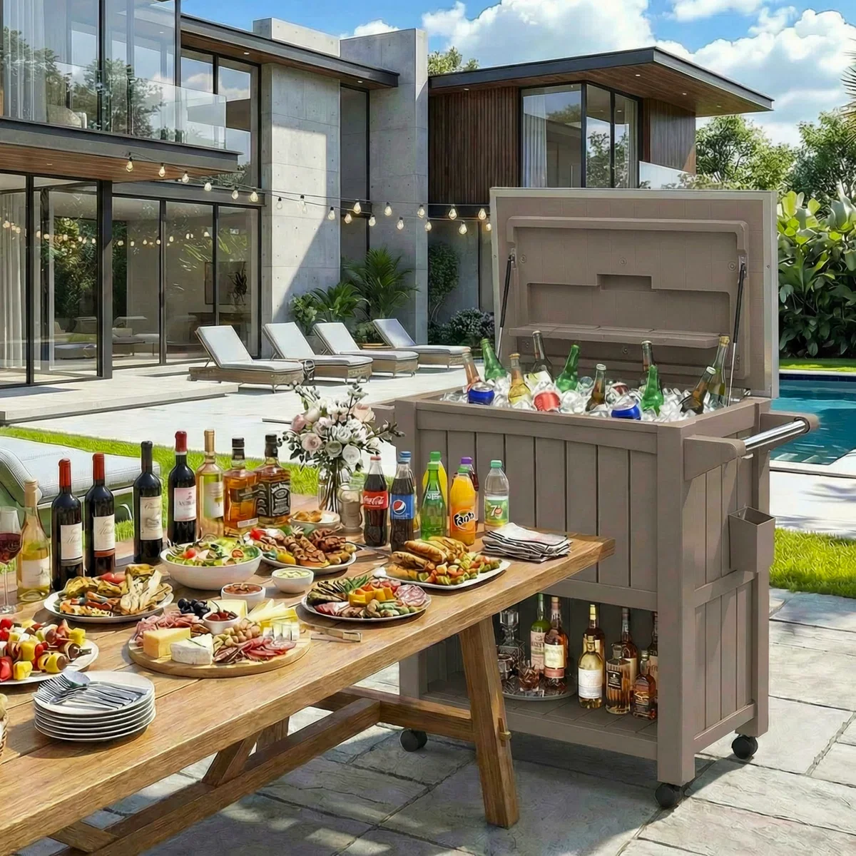 BACKYARD PARTY WAGON WITH SUPPLIES!