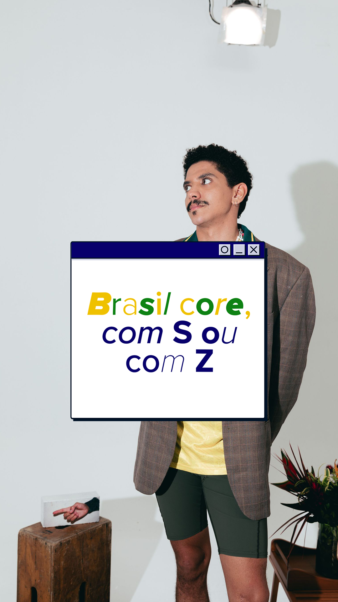 Brasil core, com S ou com Z?