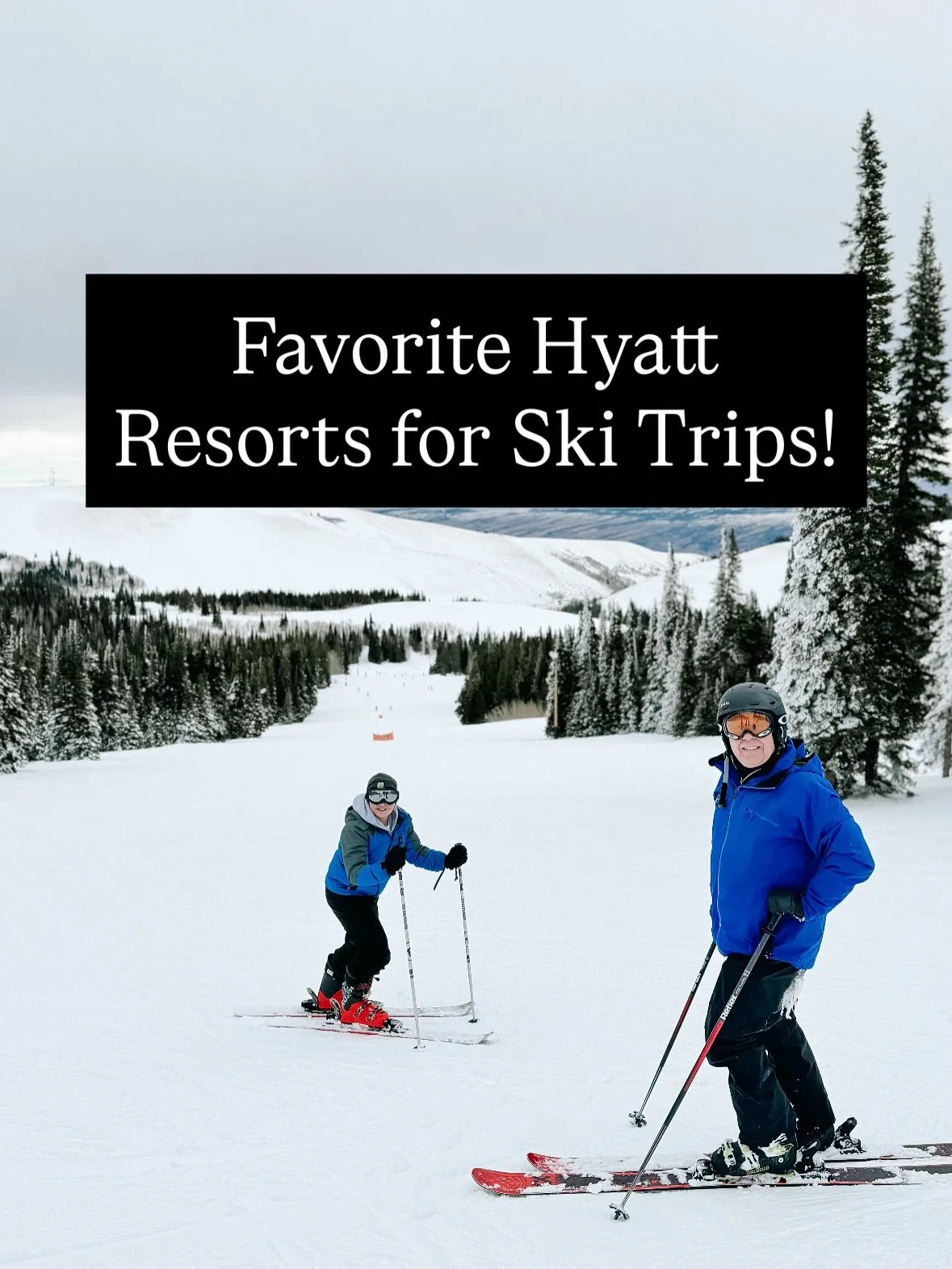 👉🏼 Comment &ldquo;Hyatt Points&rdquo; for a list of cards that earn points for Hyatt, including the AMAZING 90k no annual fee offers that are ending this Thursday 11/13 at 9 am EST!

Ski trips can get $$!!! Booking your resort for $0 can help get t