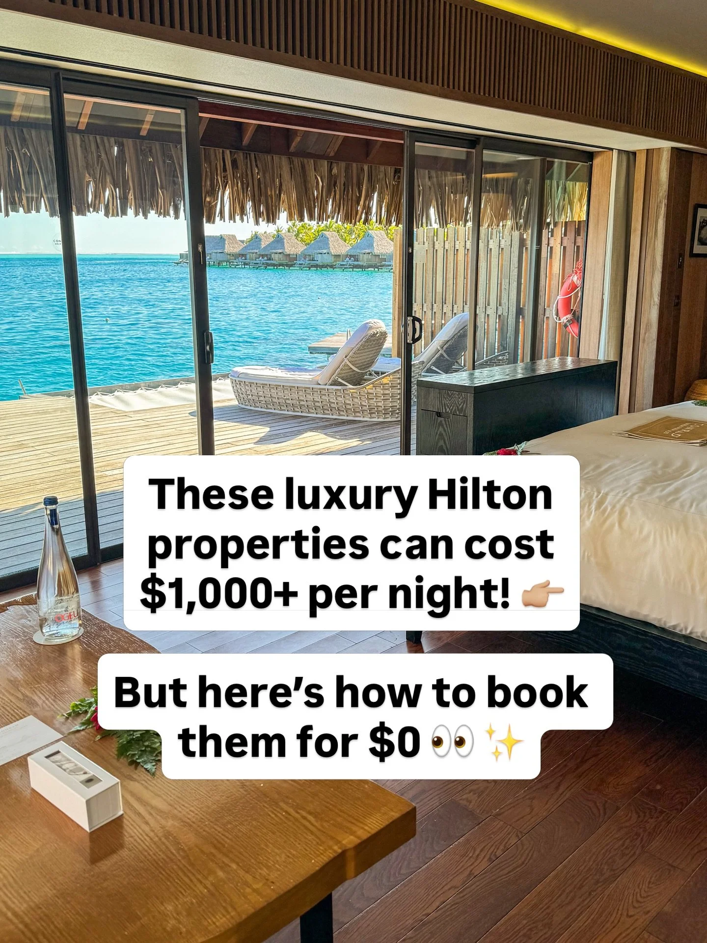 Some aspirational Hilton resorts are now 200,000+ points per night 😳🤯

&hellip;but you can also book them for $0 with a Free Night Reward 🙌🏻🙌🏻✨

This is one of my FAVORITE hotel perks 🙌🏻

👉🏼 Comment &ldquo;Hilton&rdquo; and I&rsquo;ll send 