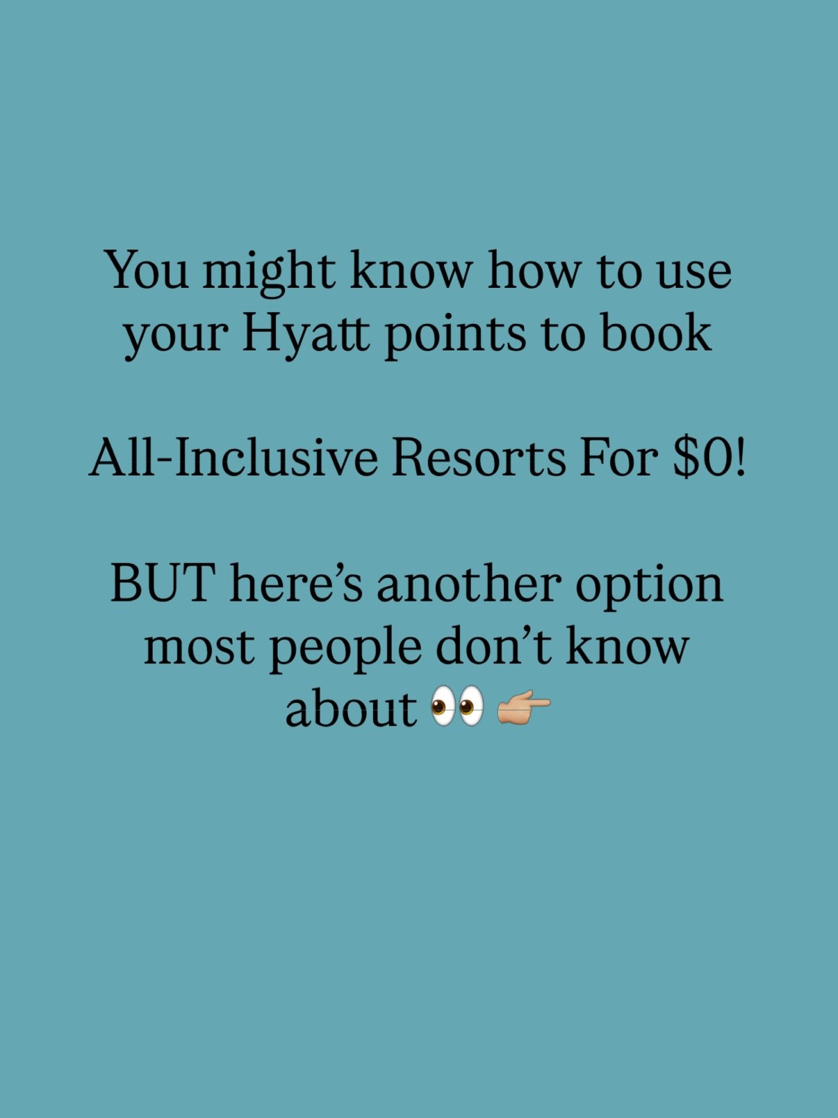 30k Capital One Miles/Night for these All-Inclusive Resorts?! 🤯🙌🏻🙌🏻

👉🏼 Comment &ldquo;yes&rdquo; and I&rsquo;ll send you our blog post with:

&bull; A full list of all-inclusive resorts you can book for 15k&ndash;45k points per night + how to