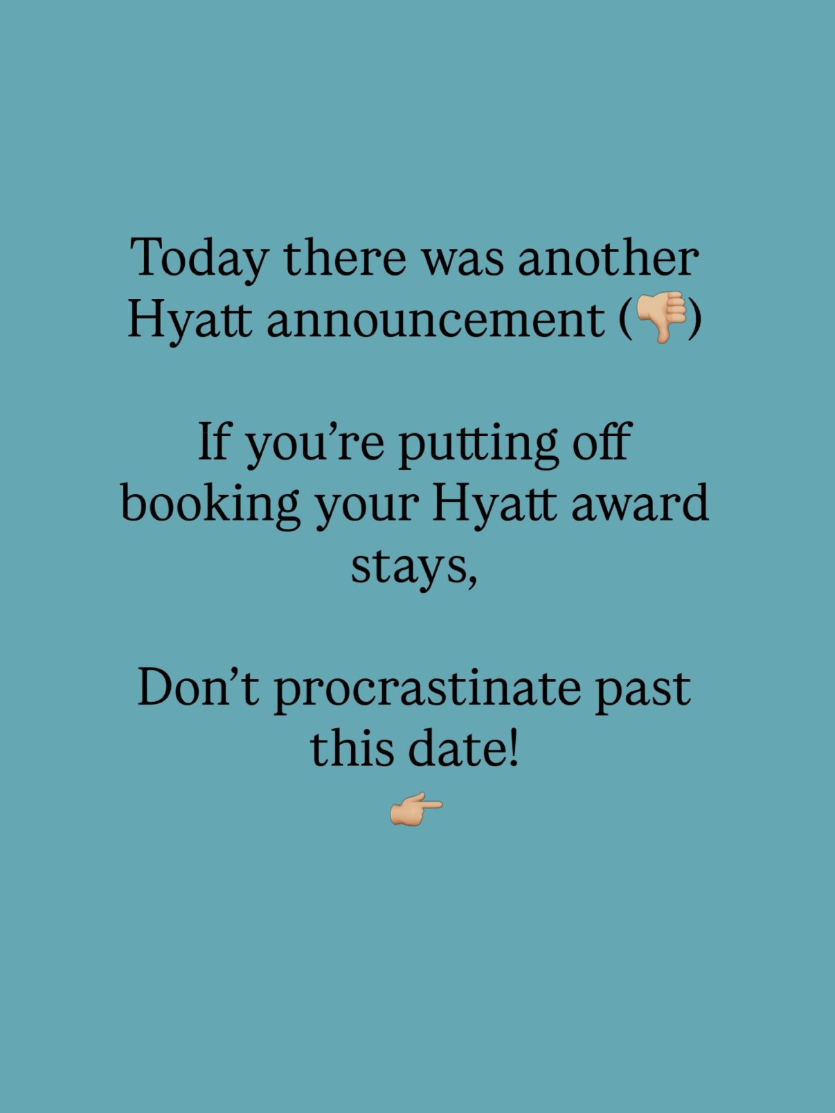 TLDR Book your Hyatt award stays by May 20th!!!!

👉🏼 Comment &ldquo;link&rdquo; for all the details!

#worldofhyatt #pointsandmiles