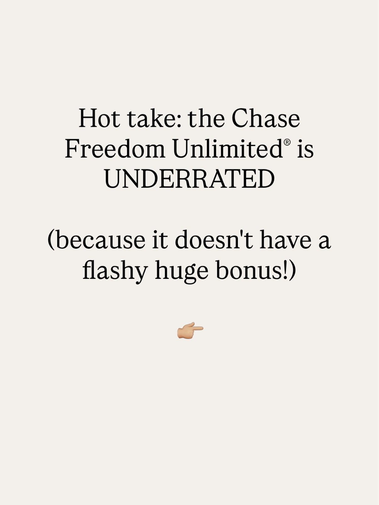 🚨 LAST CHANCE! Comment &ldquo;LINK&rdquo; and I&rsquo;ll send you all the details on this limited time offer ending this Thursday! (April 30, 2026 at 9 AM EST)

Even though it&rsquo;s marketed as cash back, it actually earns Chase points &mdash; and