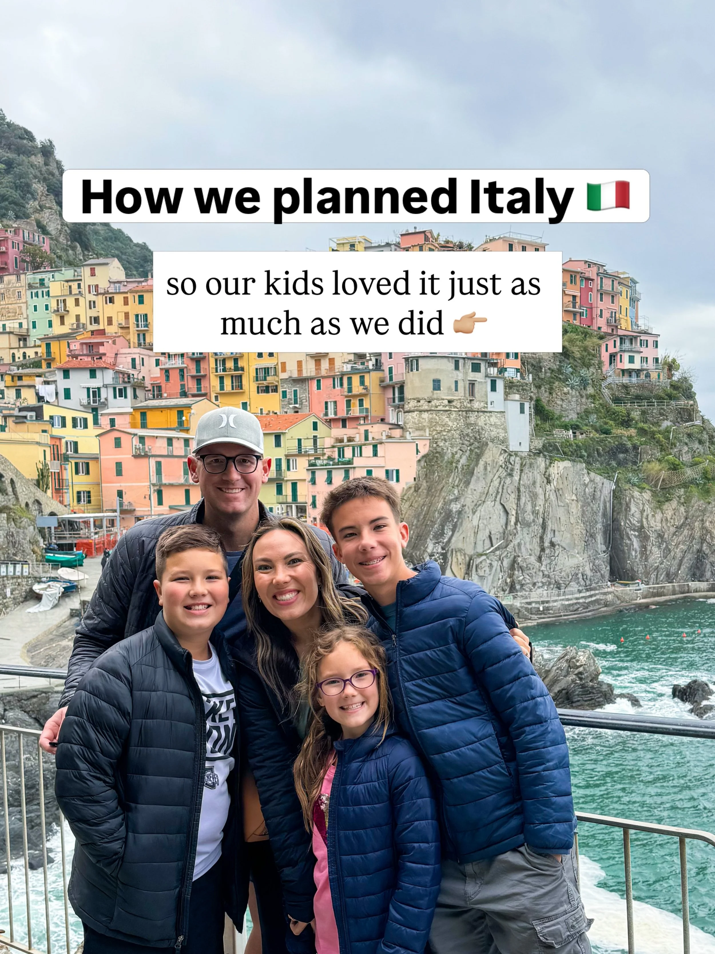 👉🏼 Comment &ldquo;Italy&rdquo; for our full kid friendly Rome, Cinque Terre &amp; Florence Itinerary!