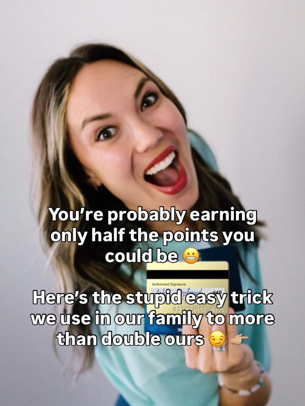 Share this with someone who thinks points are &ldquo;too complicated&rdquo; 😅