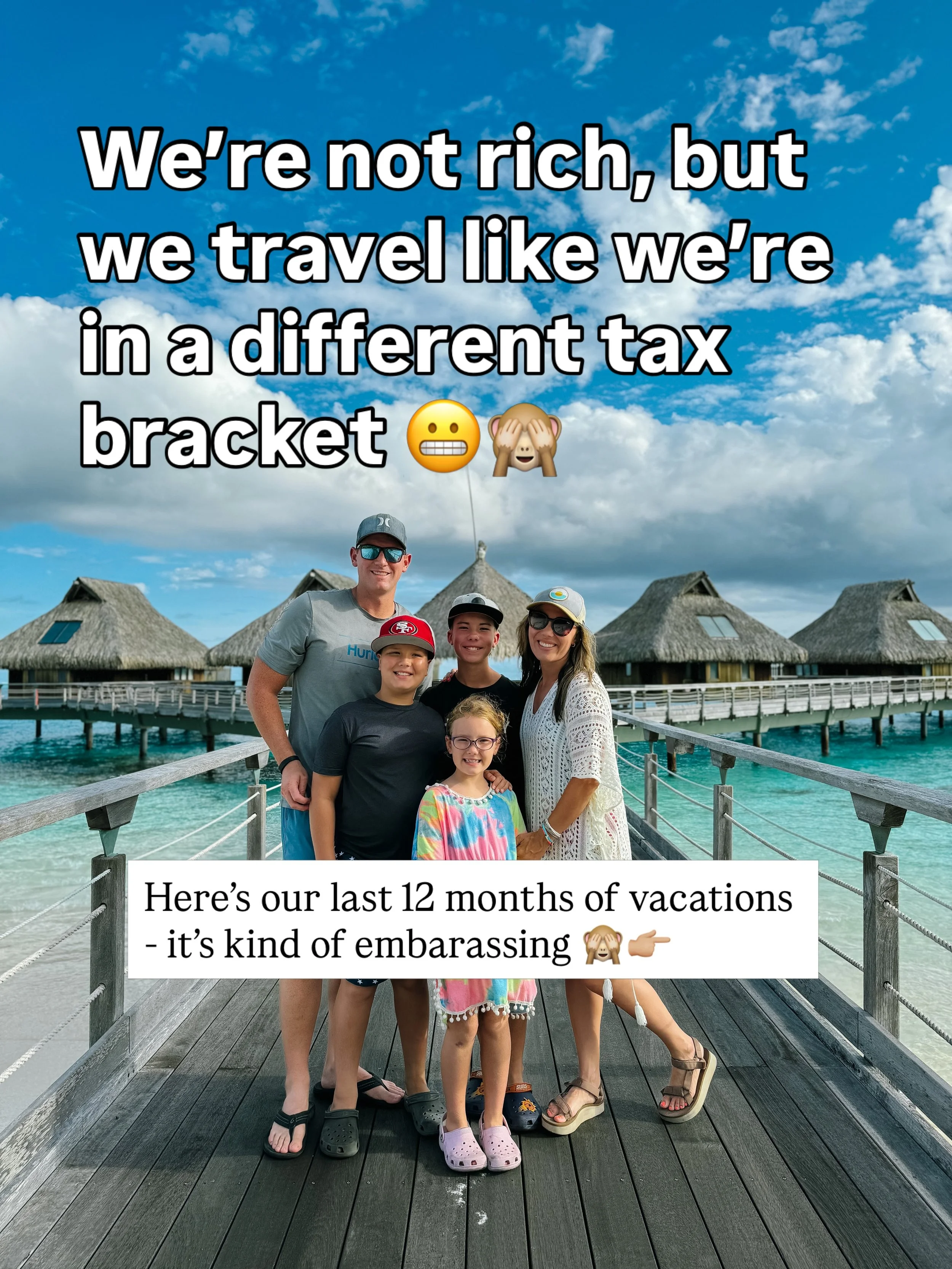 👉🏼 Comment &ldquo;FREEBIE&rdquo; &amp; I&rsquo;ll send you my guide on how to start traveling for nearly free with credit card points!

Our family of 5 has been to Hawaii, Europe, Bora Bora, Japan and headed to Iceland this summer! 🌎✈️

And before