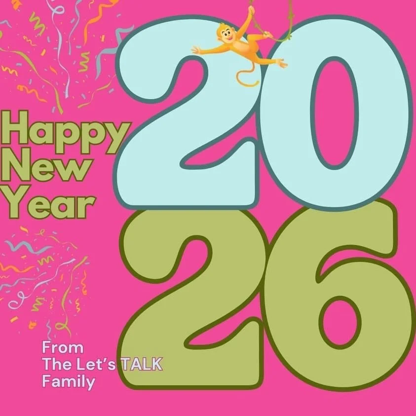 HAPPY NEW YEAR!! 

Swinging into 2026 building sounds and words and growing independence and play! From first attempts to big breakthroughs, we&rsquo;re honored to be part of your child&rsquo;s  growth 🐒💛🗣️💚🍽️🧡🛝

#letstalkpediatrictherapy #hof