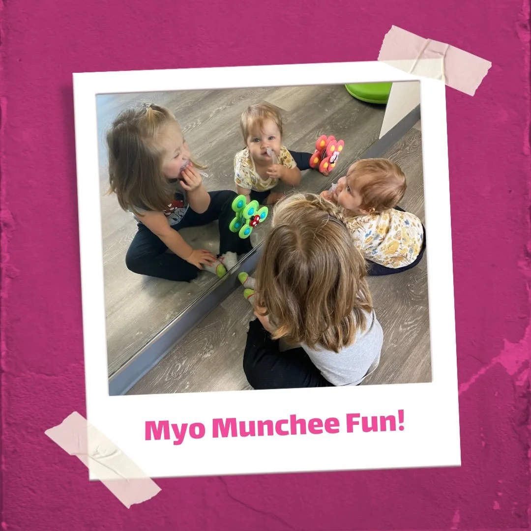 The Myo Munchee is an oral motor device designed to support chewing strength, tongue posture, lip closure, and jaw development&mdash;all foundational skills for feeding, speech, and airway health.

✨ Potential benefits include:
 ✔️ Improved chewing e