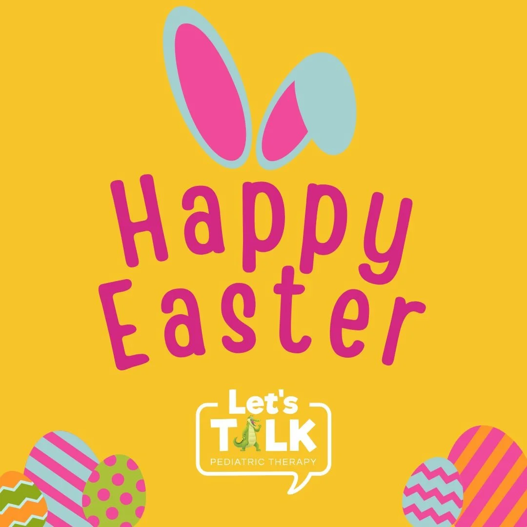 🐰🌸 Happy Easter from our team! 🌸🐰

Wishing our families a day full of fun, laughter, and colorful egg hunts 💛 We love being part of your child&rsquo;s journey in speech, feeding, and occupational therapy&mdash;and celebrating all the little wins