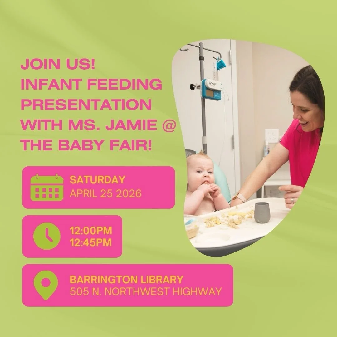 Tiny bites, big milestones! 🍼✨

Join us for an informative (and fun!) Infant Feeding Presentation with Ms. Jamie at the Baby Fair! Learn tips, ask questions, and feel more confident about your little one&rsquo;s feeding journey.

📅 Saturday, April 