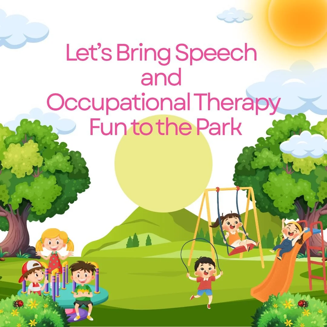 A trip to the park isn&rsquo;t just fun&mdash;it&rsquo;s a perfect opportunity to build important speech and occupational therapy skills in a natural, play-based setting!

Here are a few easy ways to add skill-building into your park play:

💬 Speech