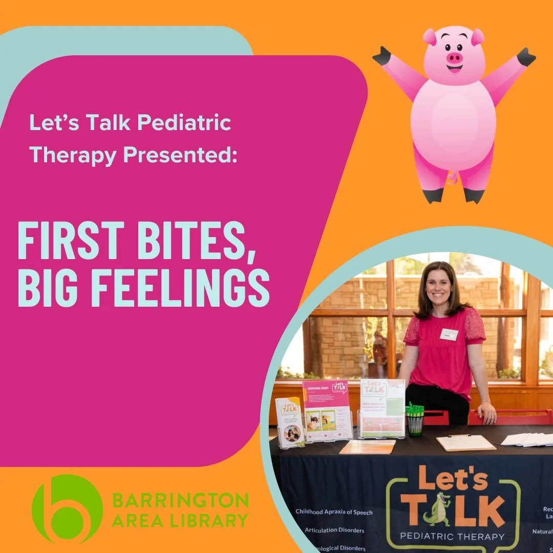 ✨ We loved spending time at the Barrington Area Library again presenting our First Bites, Big Feelings workshop! 🐷💗📚

Our team had such a great time connecting with families and sharing information about infant feeding, early mealtime experiences,