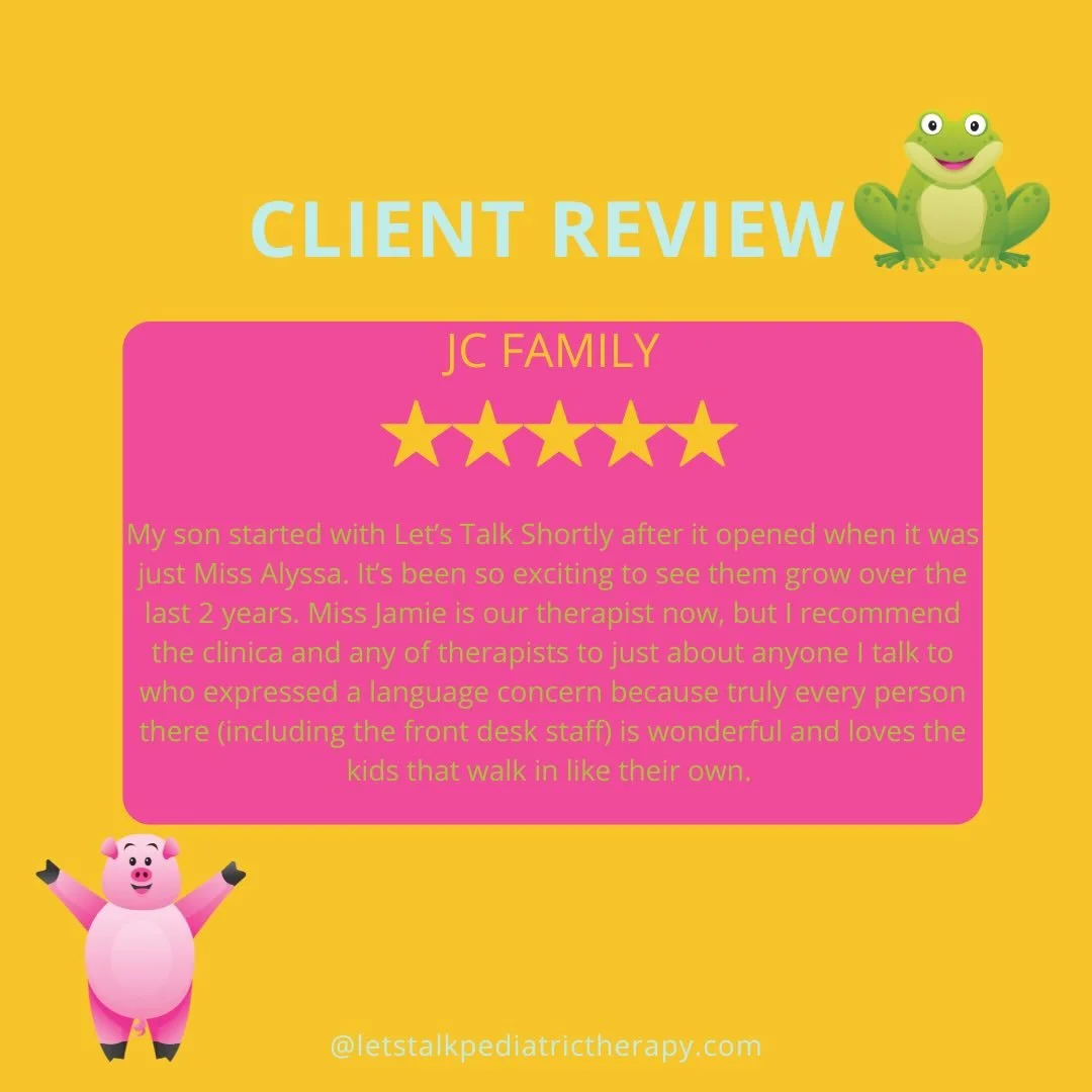 Watching children grow in confidence and communication over the years is the greatest gift 💛 We&rsquo;re so thankful to the JC Family for trusting our team and allowing us to be part of their journey. Your kind words mean so much to all of us! ✨

#S