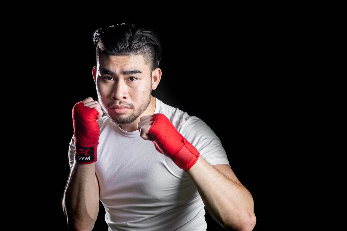 Eric participates in martial arts as part of a movement story.