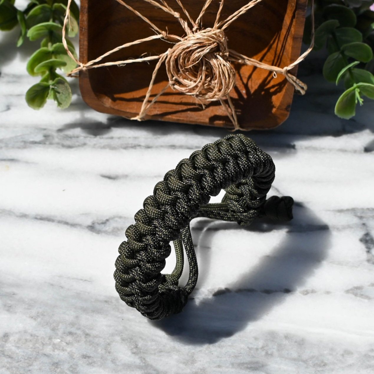 Black Bead Paracord Bracelet — Nova Heart Designs