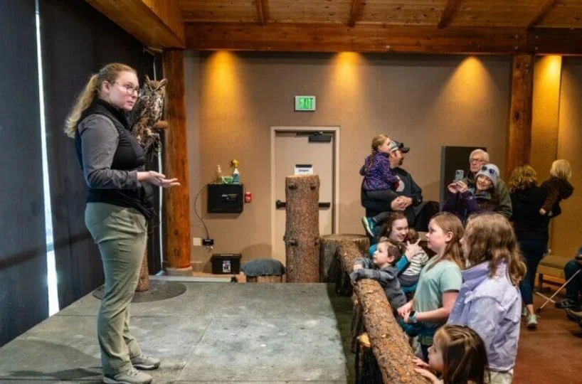 Everyone Gets In FREE! Saturday, February 28th  at The High Desert Museum today.... Made possible by:  Mid Oregon Credit Union - 10am-4pm