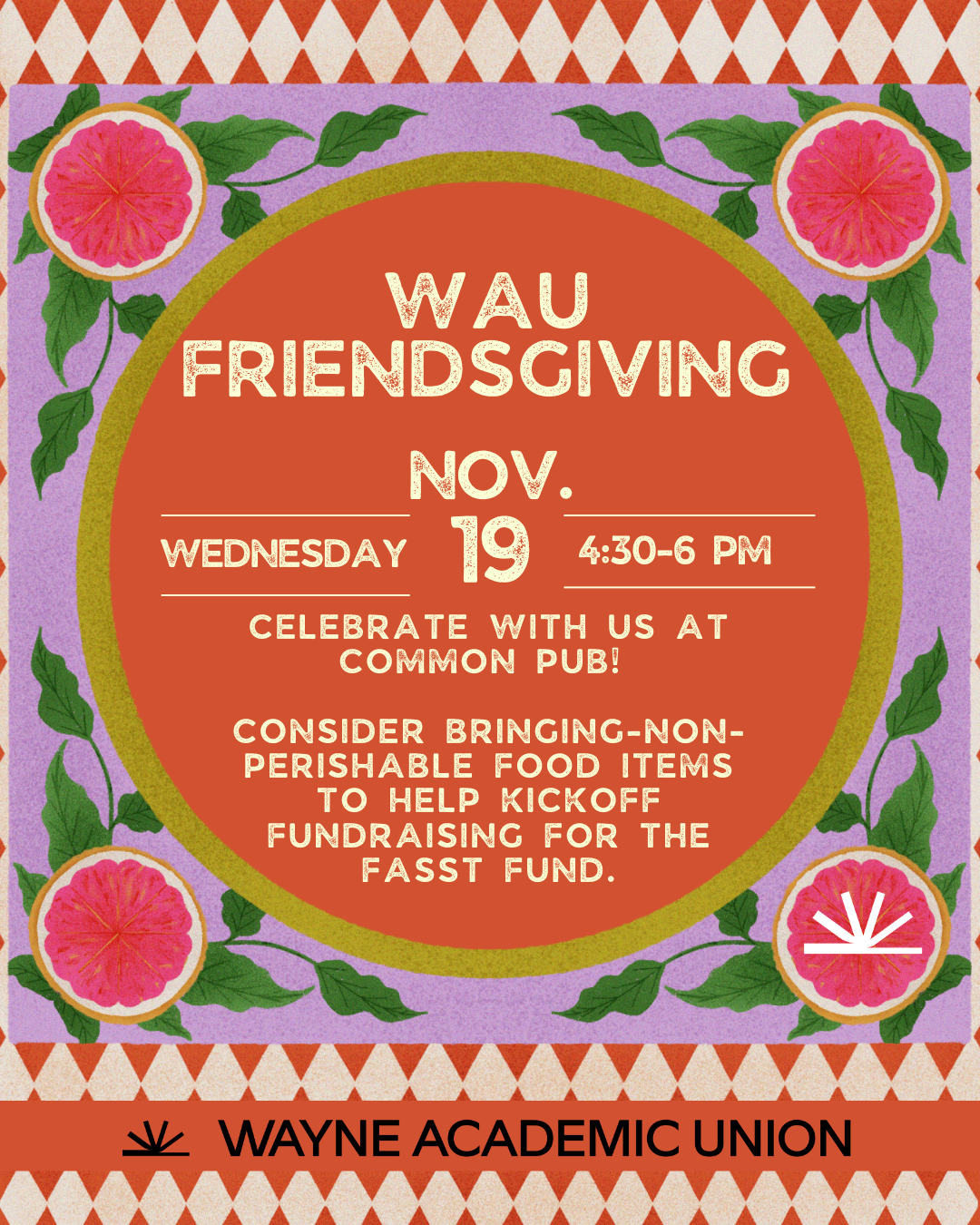 WAU Friendsgiving! Nov. 19th