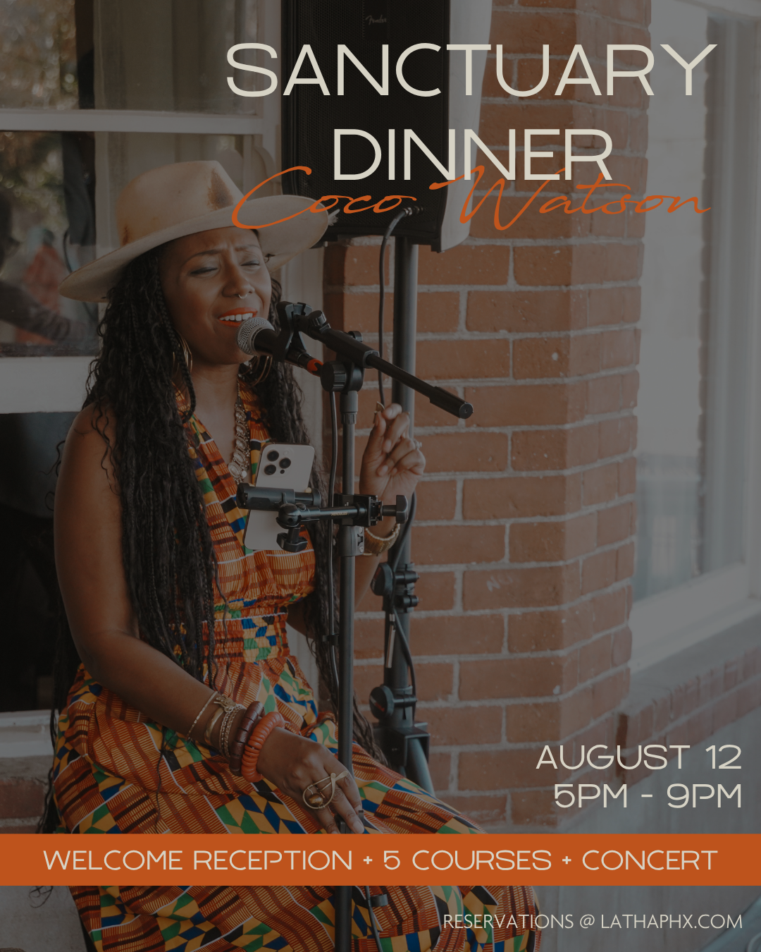 Sanctuary Benefit Dinner with Coco Watson