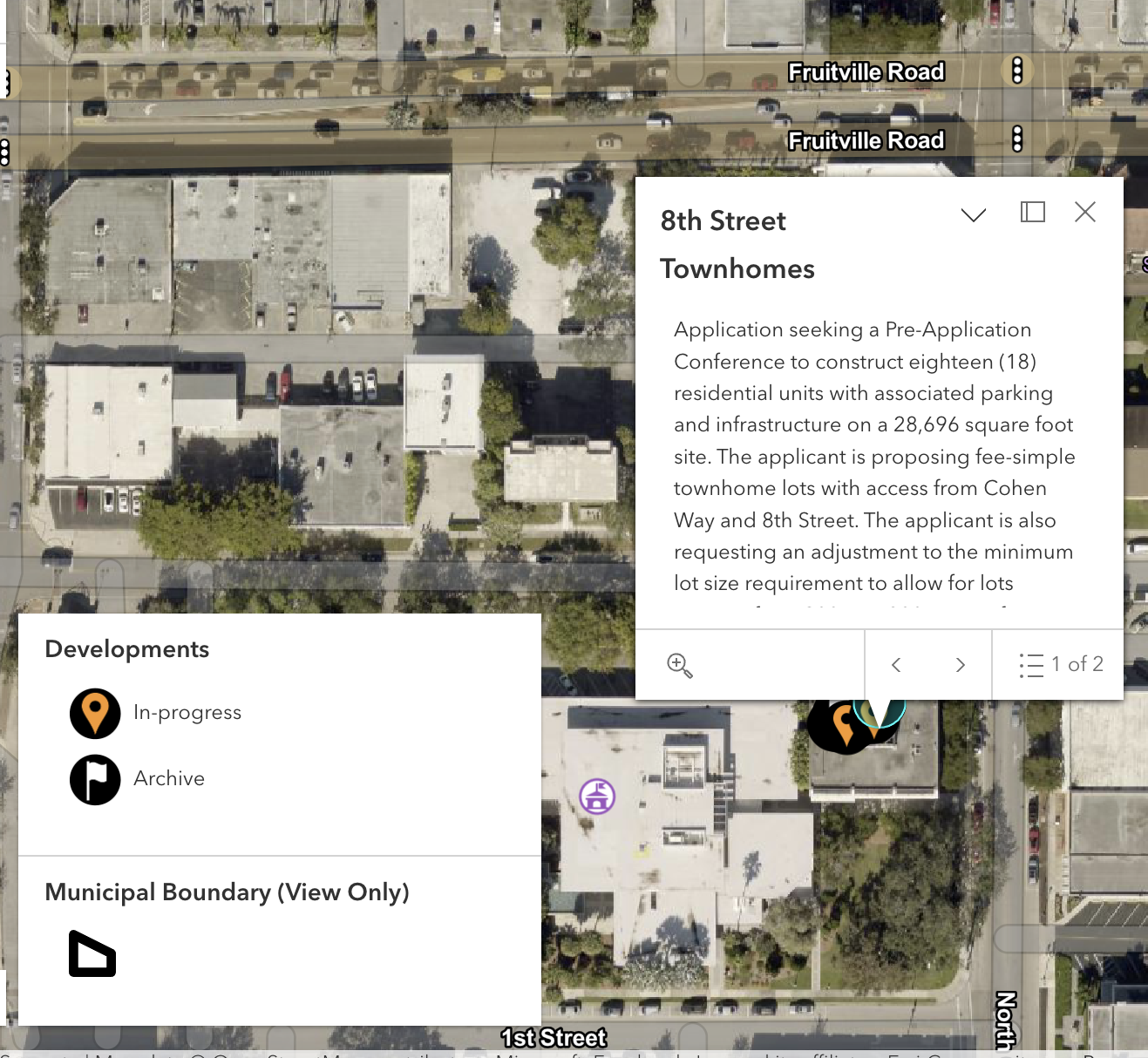 8th Street Townhomes Seeking Pre-Application Conference