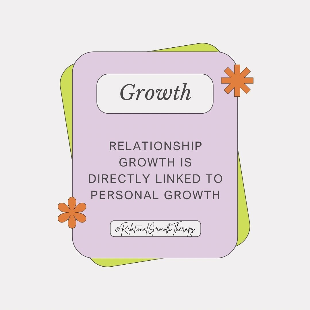 Relationship growth is directly linked to personal growth 

For change in a relationship to happen both partners need to have the ability to monitor their own processes of thinking, feeling, and wanting.

I need to understand my thoughts and be able 