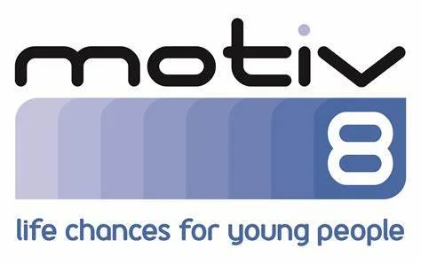 Motiv8 logo with the tagline 'life chances for young people'