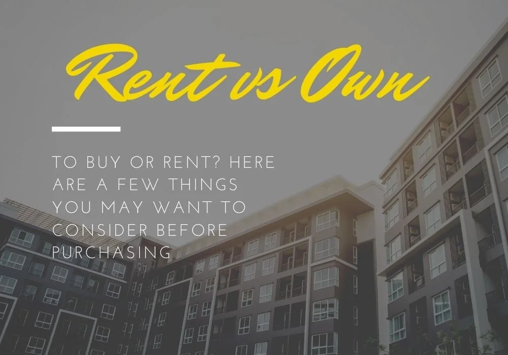 Renting VS Buying a Home