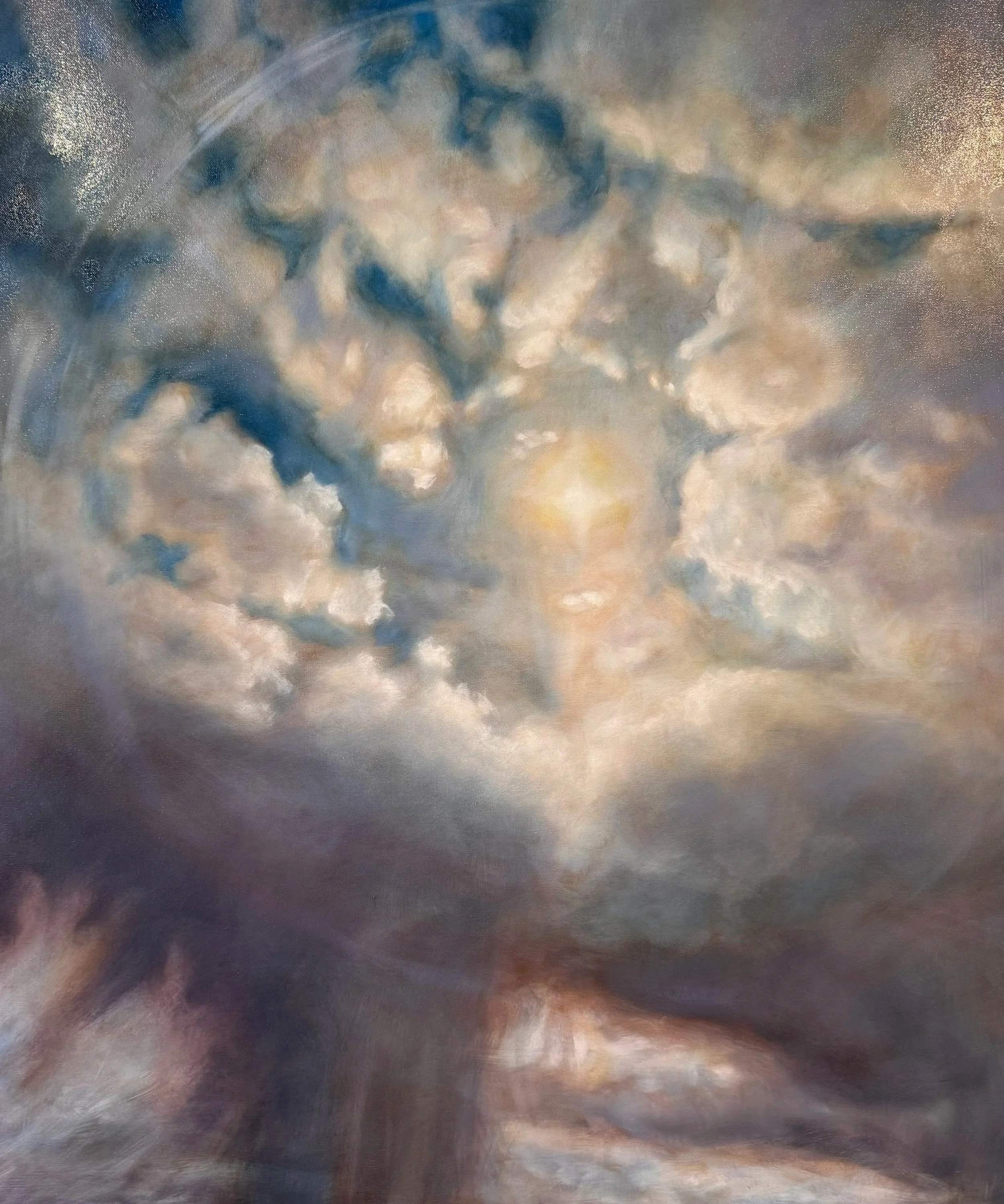 Sheep Clouds - 30" x 40" 2025