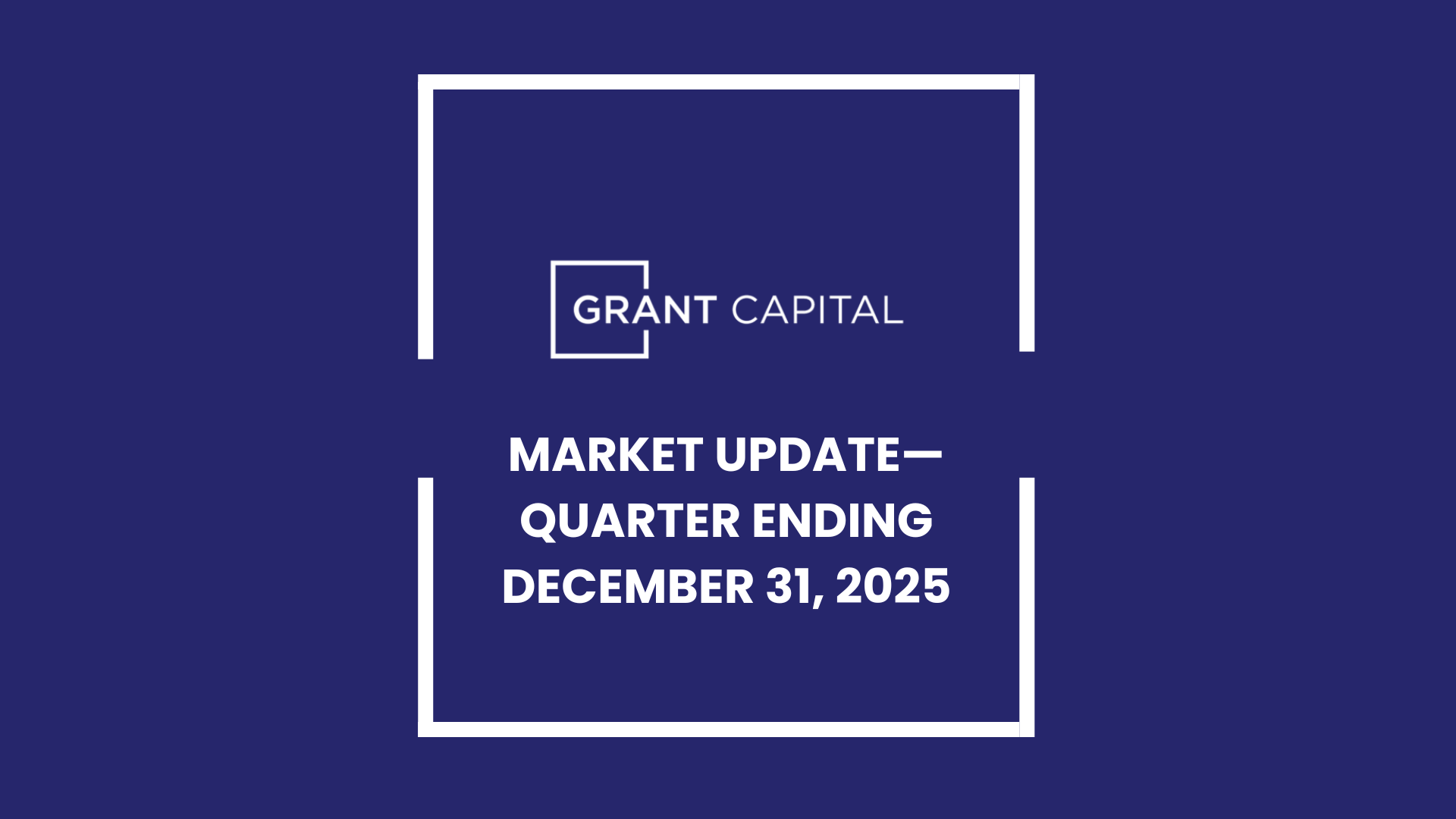Market Navigator for the Quarter Ending December 31, 2025