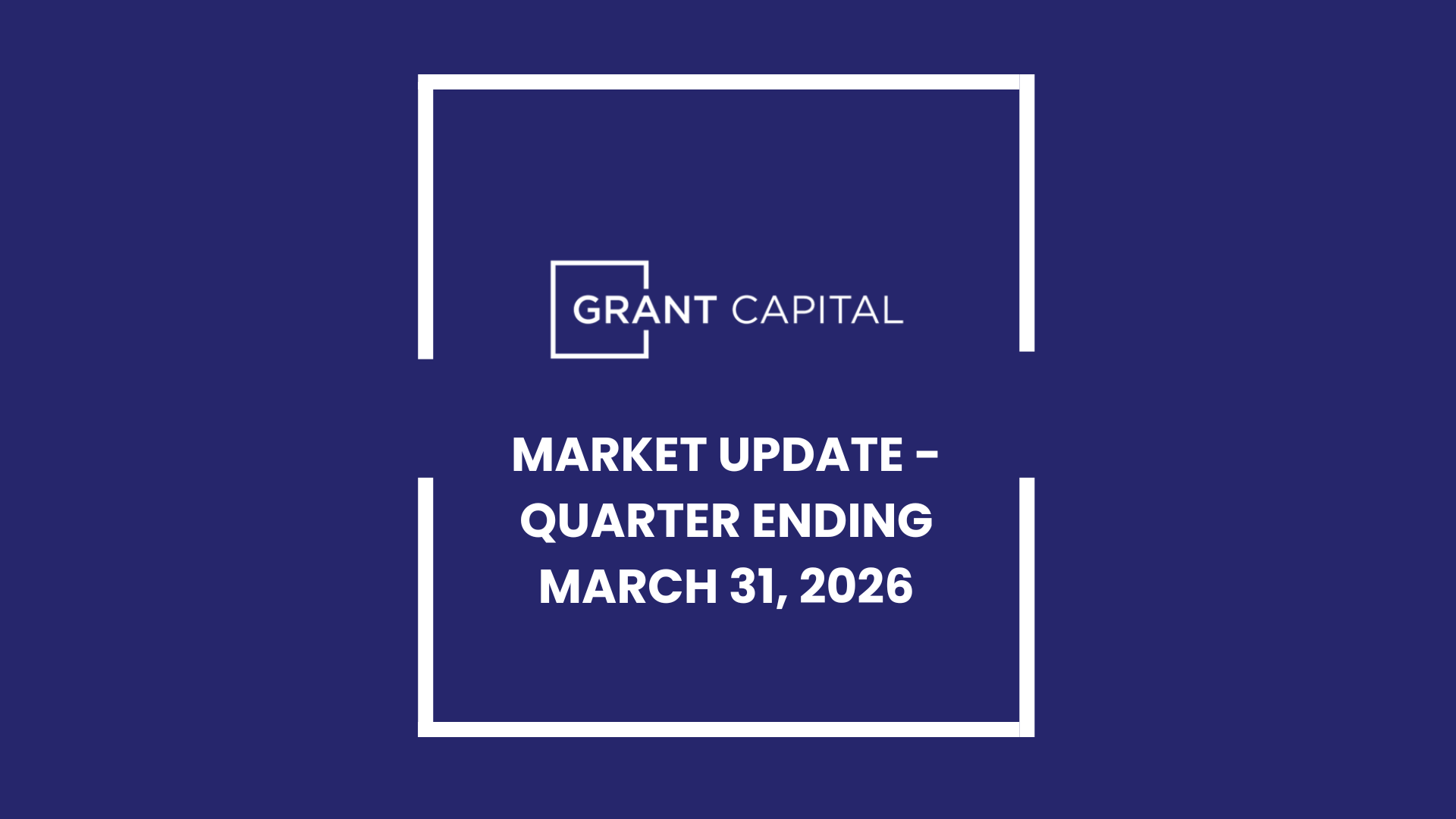 Market Navigator for the Quarter Ending March 31, 2026