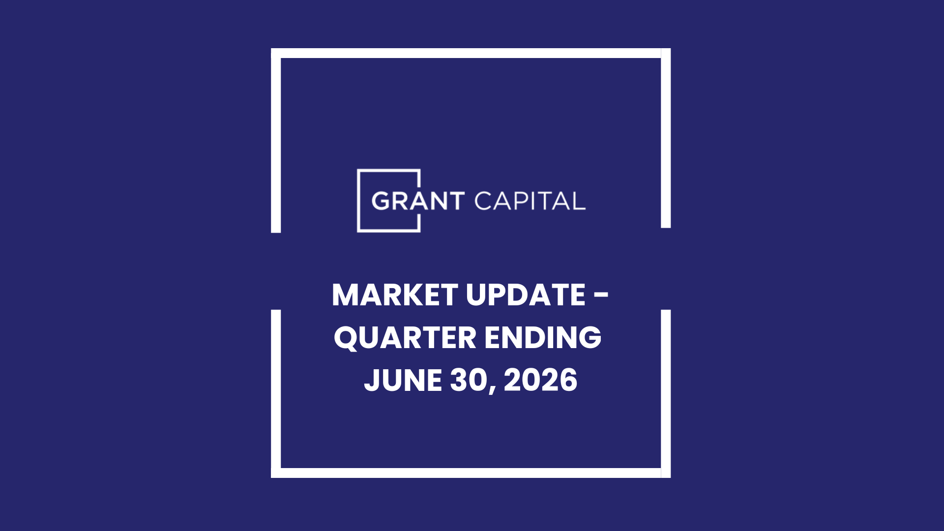Market Navigator for the Quarter Ending June 30, 2026