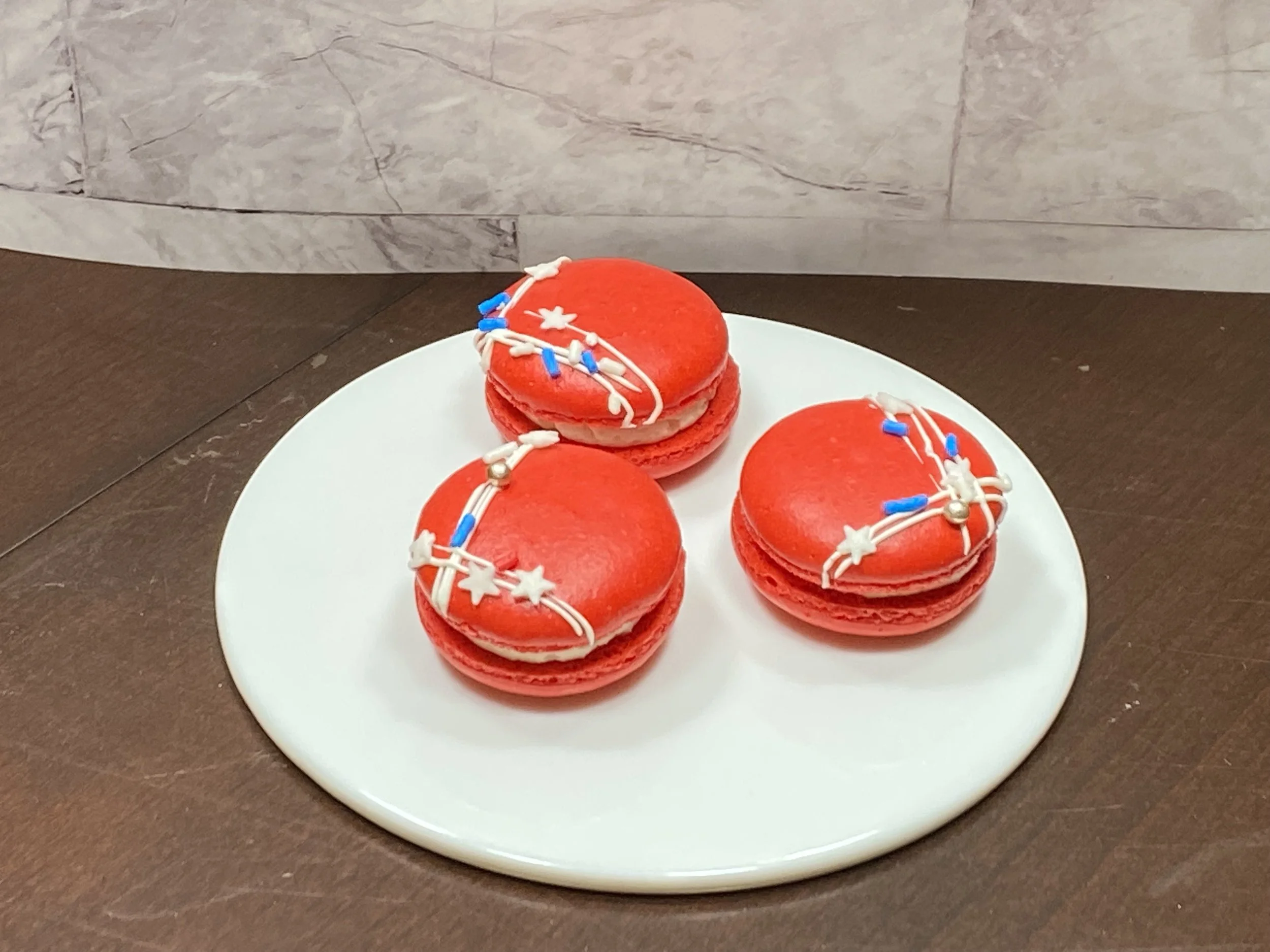 Fourth of July Macarons
