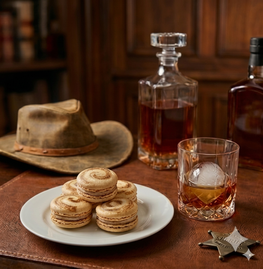 Brown Sugar Bourbon Macarons