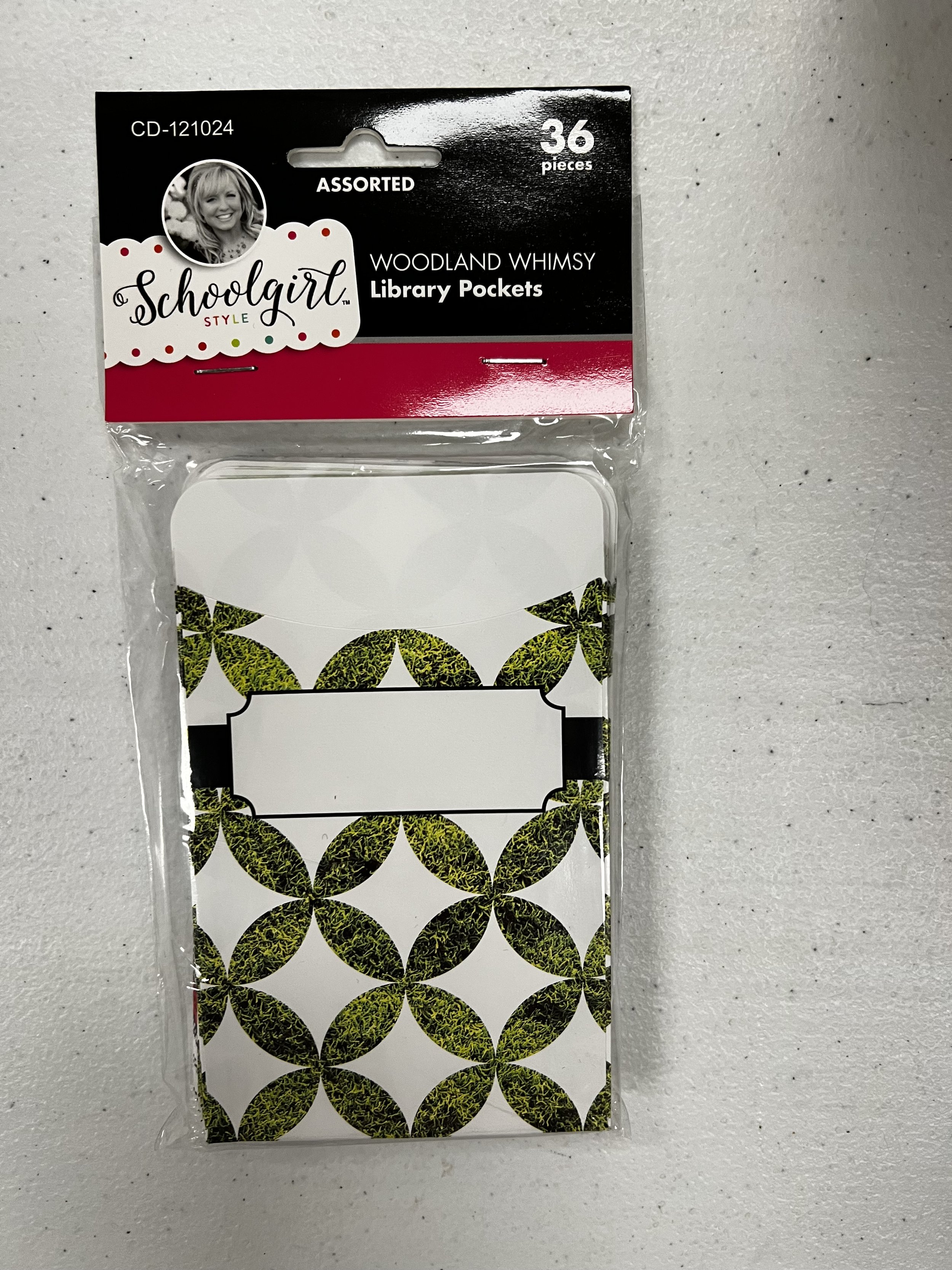 Library Pockets set of 36