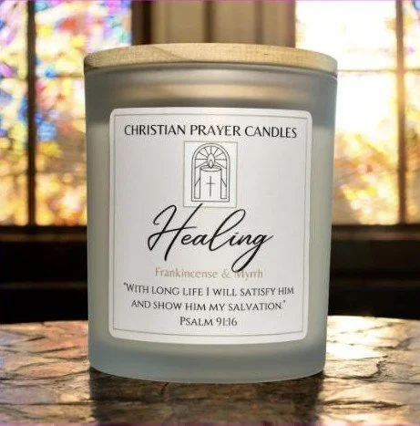 Christian prayer candles