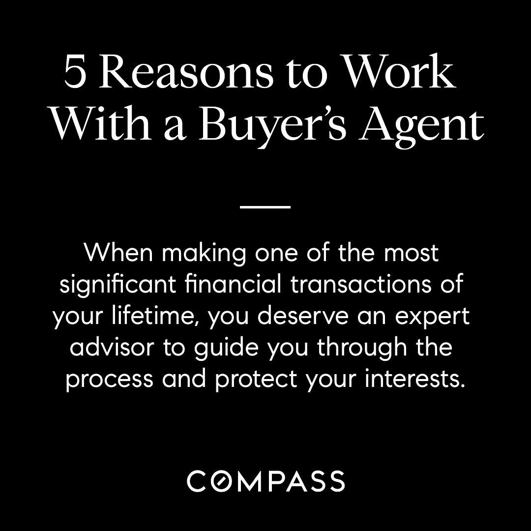 When buying a home, you deserve the assistance of an advisor that will guide you through every step of what can be one of the largest transactions you will ever make. From negotiations to closing, representation matters. @taylorteamwa @compasswashing