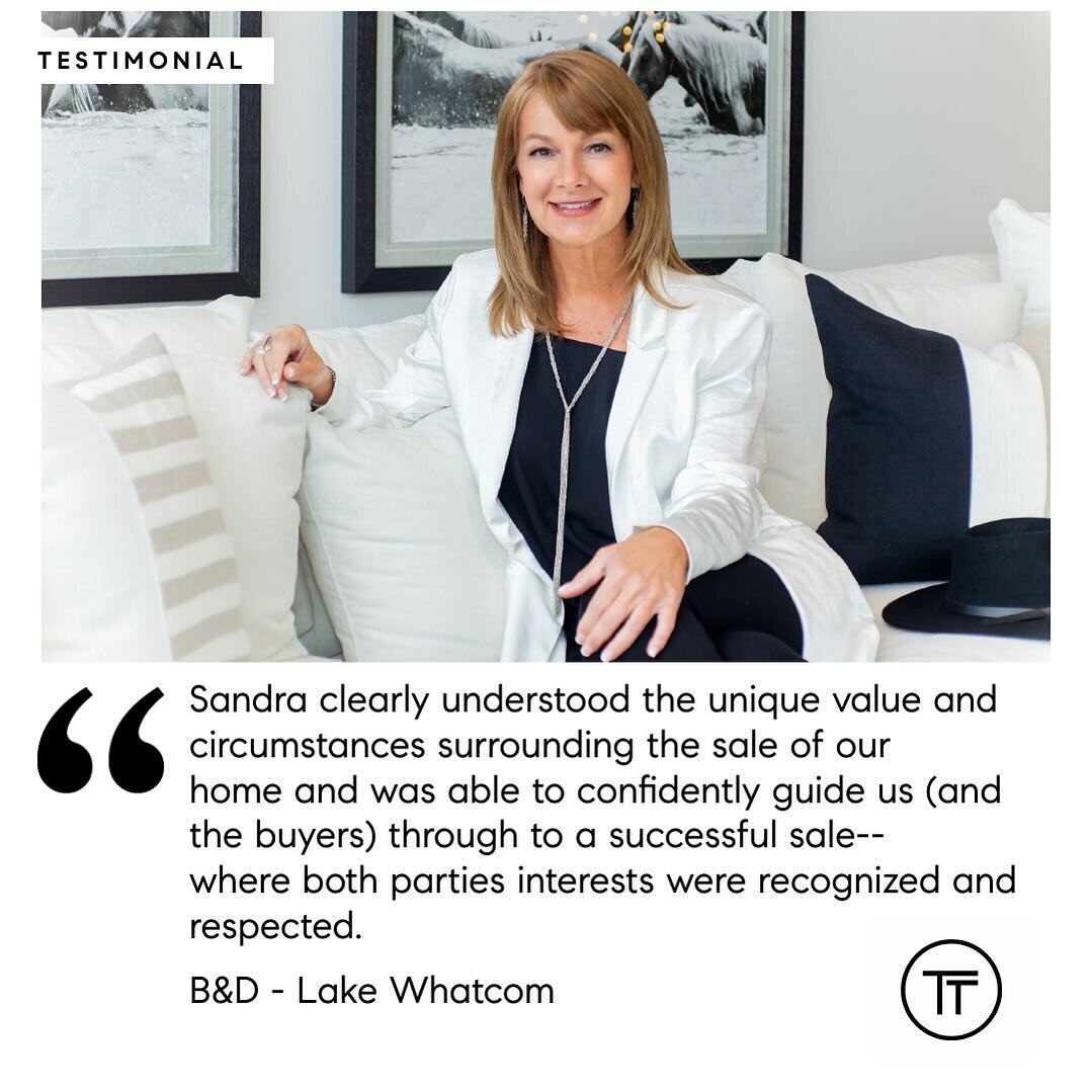 Every transaction is unique, and the most rewarding part always is helping people achieve their real estate goals &amp; dreams. @thetaylorteamofwa @compasswashington #whatcomcountyrealestate #testimonialtuesday #joblove