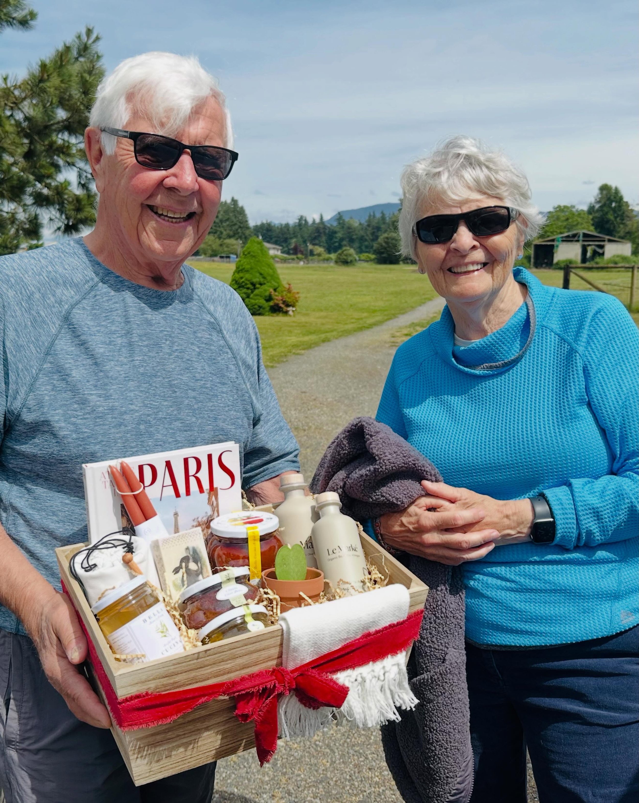 No words for how much I love and appreciate these wonderful friends (&amp; clients). Congrats on the sale of your Semiahmoo Condo! 🎉🥳

Also - did you know @shoppe.harbor.house makes gorgeous custom gift baskets? Thank you @therealestatestylist 🩵

