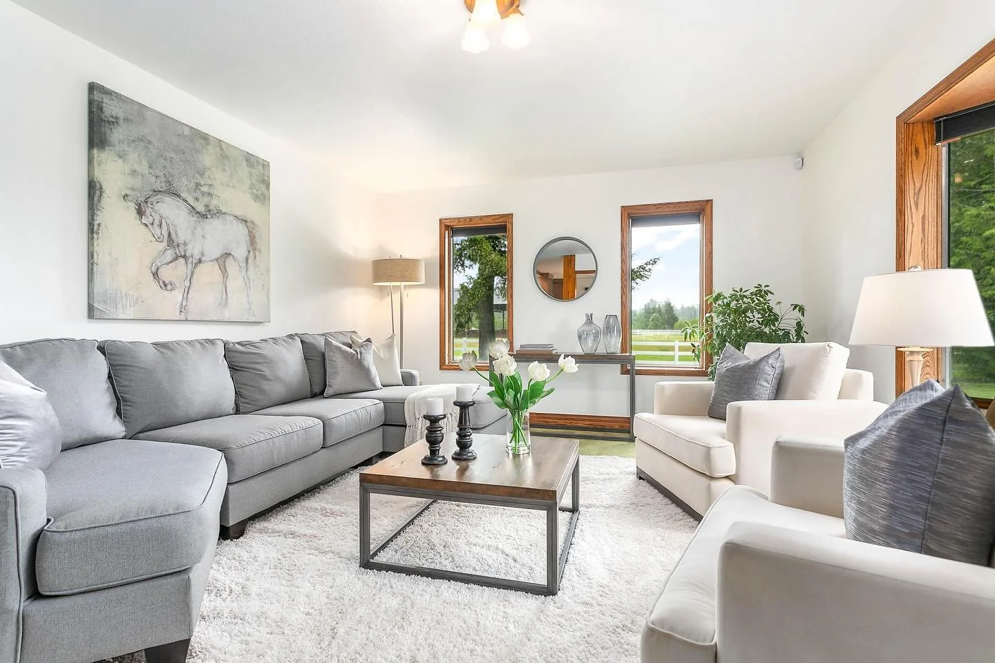 The power of paint &amp; staging #before&amp;after #positivespaceinc #whatcomcountyrealestate #stager