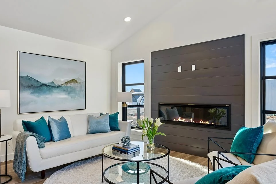 Stage 3 of 3 from last week, we got it done in spite of the crazy cold temps! This is Riverwalk Lynden, Floorplan 3. Many of the homes at Riverwalk have gorgeous Mount Baker views, and they are all one block from everything downtown Lynden has to off