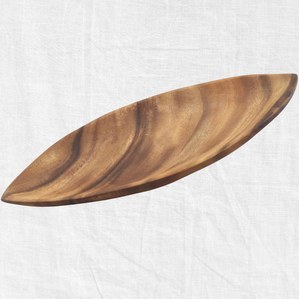 Wood Canoe Tray