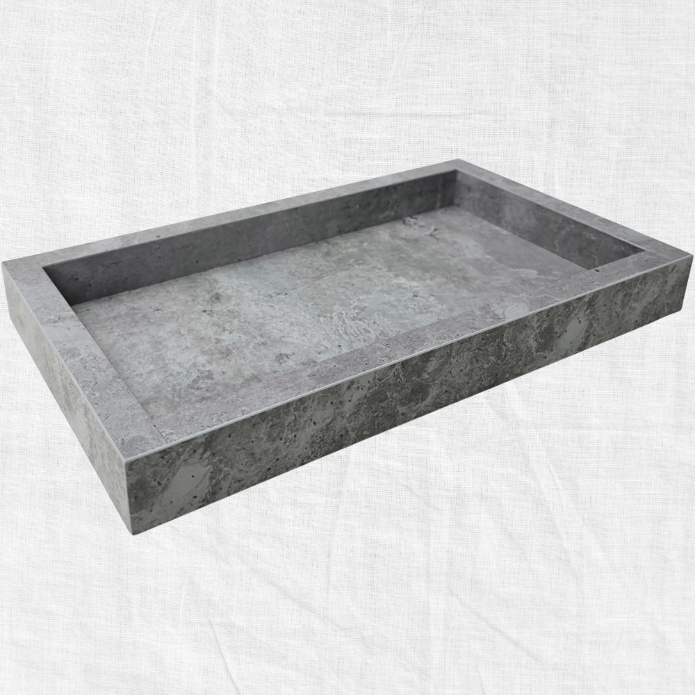 Gray Concrete Tray