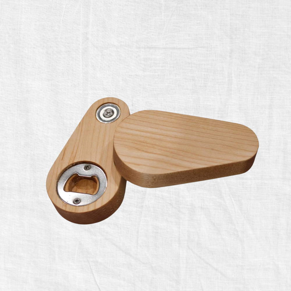 Magnetic Walnut Bottle Openers