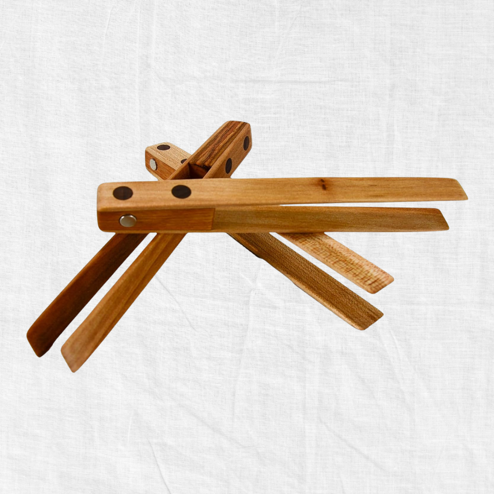 Maple Toaster Tongs