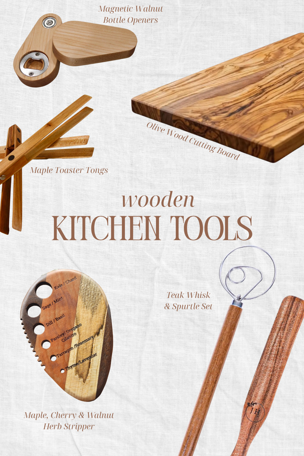 Wooden Kitchen Tools