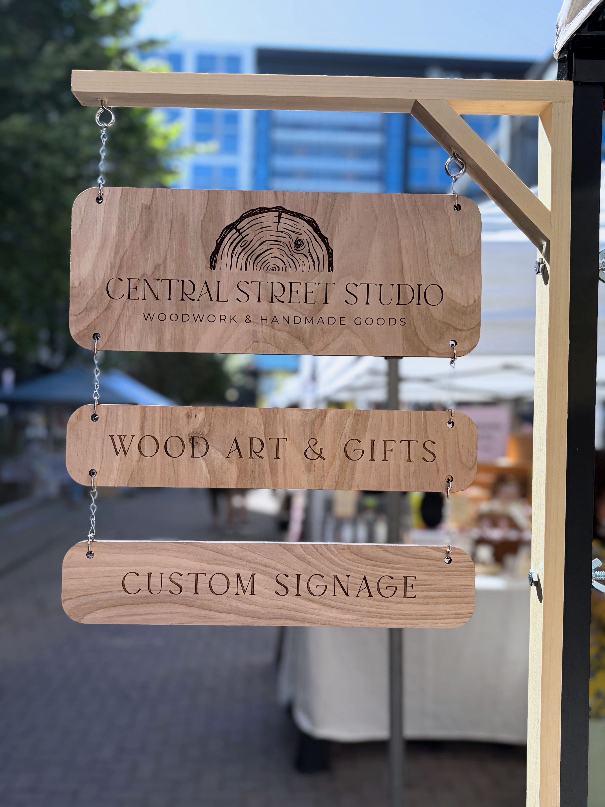 Custom Hanging Vendor Sign (Starts @ $75)