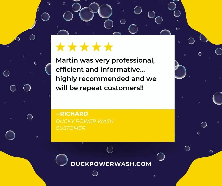 Nothing makes us happier than a sparkling clean home and a happy customer! 
If you&rsquo;re looking for professional power washing in Central Virginia, Ducky Power Wash is here to help &mdash; efficient, informative, and always customer-first. 🦆 
#P